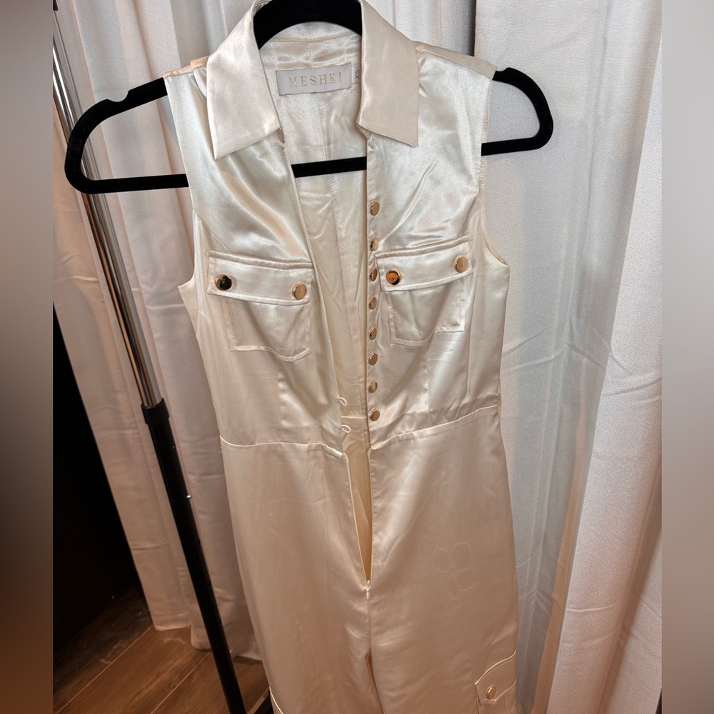 White Meshki Jumpsuit
